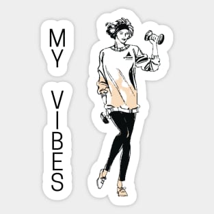 My Vibes Sticker